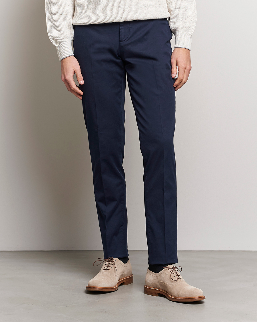 Herre | Italian Department | Brunello Cucinelli | Slim Fit Chinos Navy