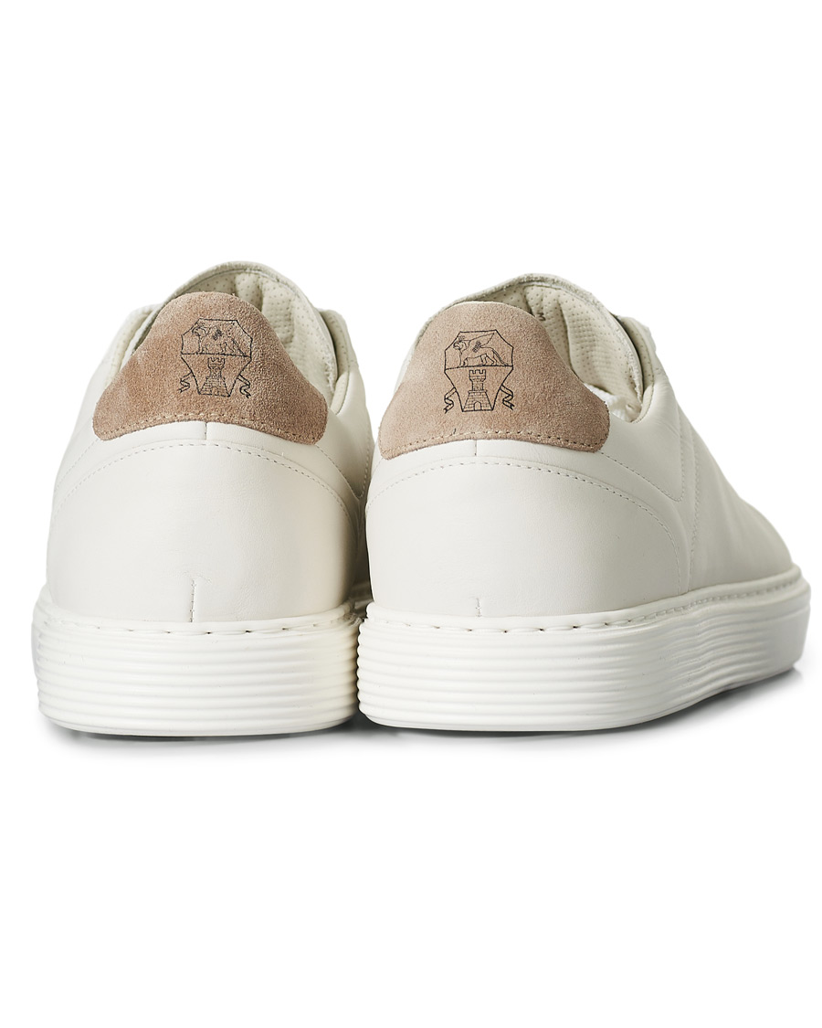 Herre | Brunello Cucinelli Plain Sneaker White Calf | Brunello Cucinelli | Plain Sneaker White Calf