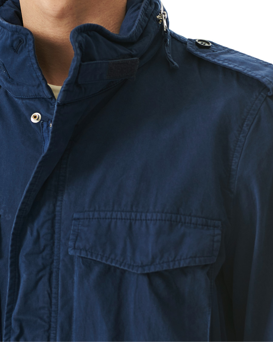 Herre | Jakker | Aspesi | Cotton Field Jacket Navy
