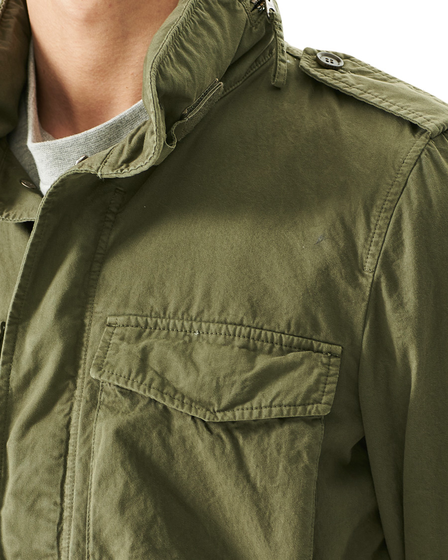 Herre | Jakker | Aspesi | Cotton Field Jacket Army Green
