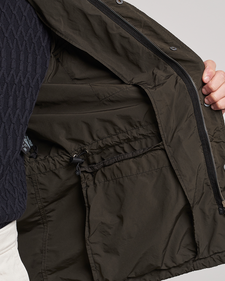 Herre | Jakker | Aspesi | Giubotto Garment Dyed Field Jacket Dark Military