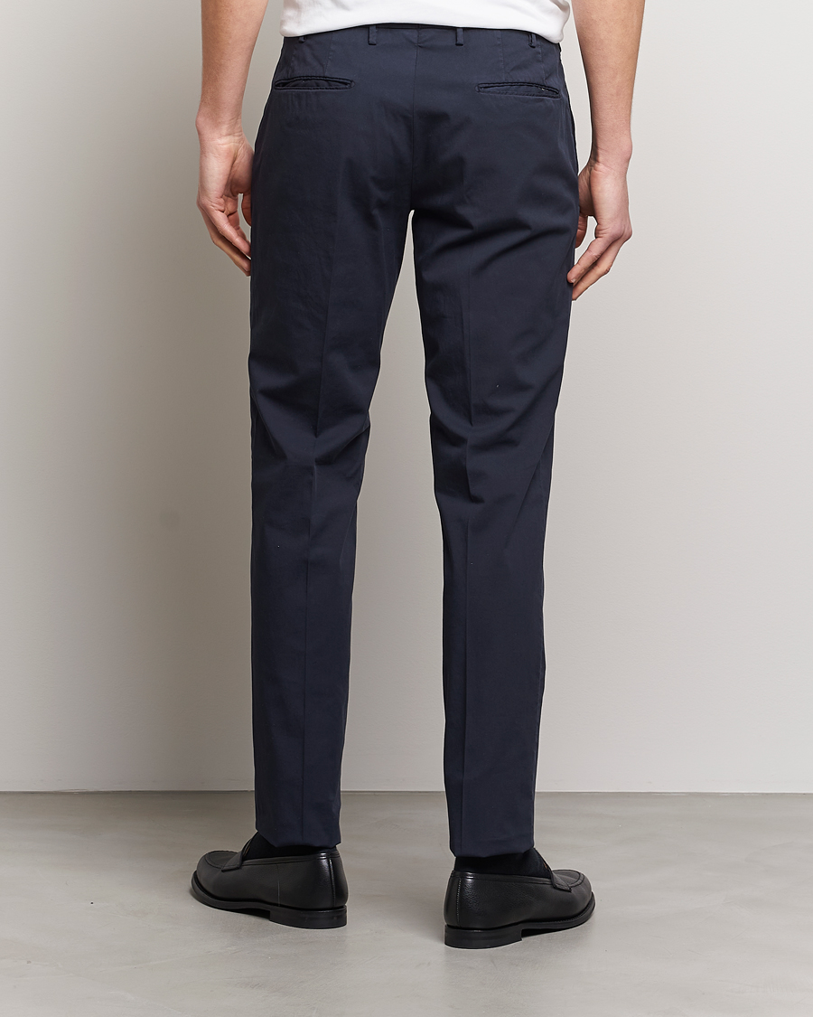 Herre | Bukser | Incotex | Slim Fit Comfort Chinos Navy