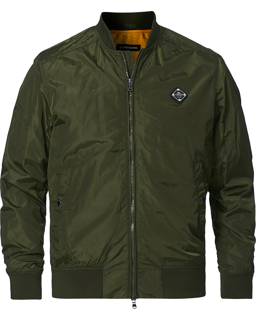 Herre | Jakker | J.Lindeberg | Thom  Bomber Jacket Deep Depths