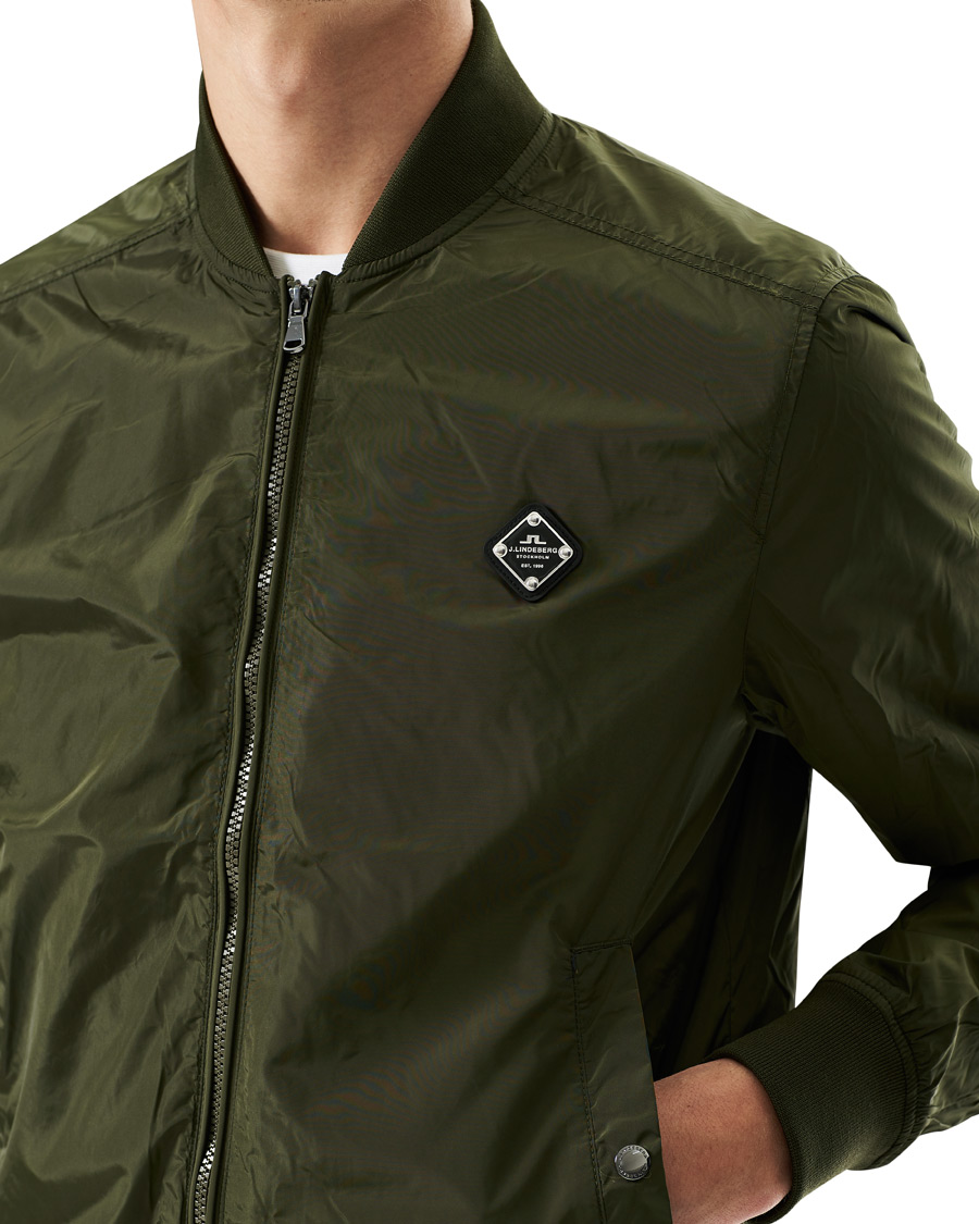 Herre | Jakker | J.Lindeberg | Thom  Bomber Jacket Deep Depths