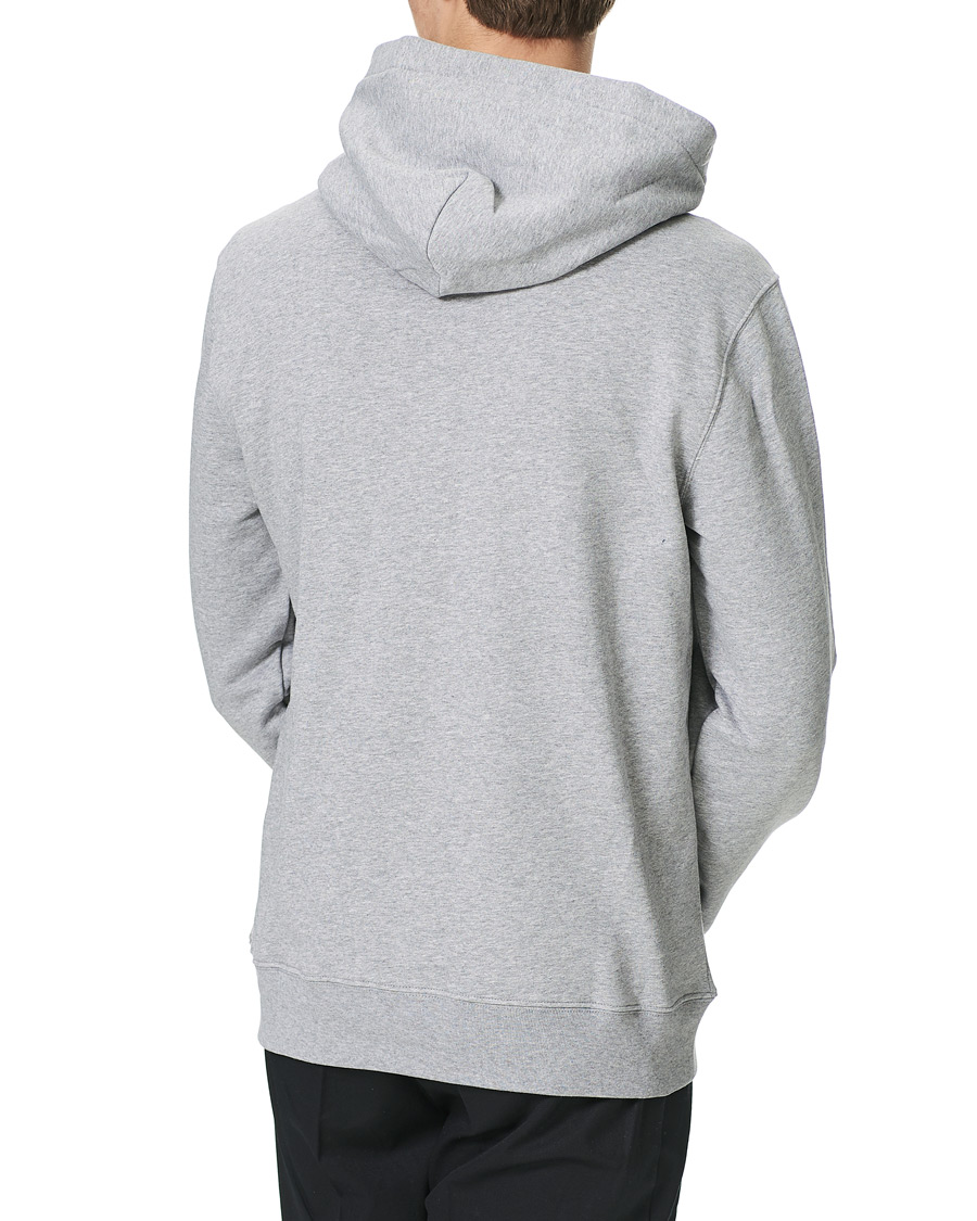 Herre | Gensere | J.Lindeberg | Throw Button Sweat Hoodie Mid Grey Melange