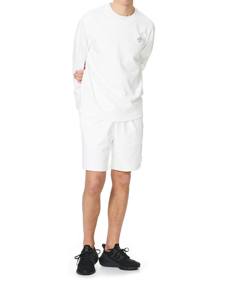 Herre | Gensere | J.Lindeberg | Ivar Interlock Logo Sweatshirt White