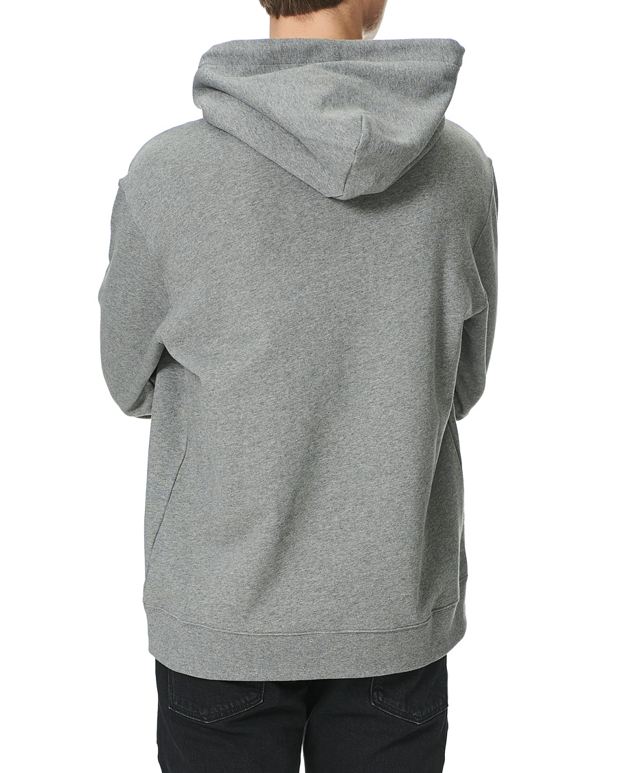 Herre | Gensere | J.Lindeberg | Tony Patch Hoodie Mid Grey Melange