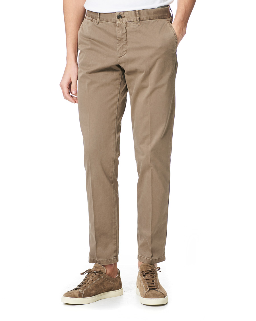 Herre | Bukser | J.Lindeberg | Chaze Garment Dye Stretch Pants Walnut