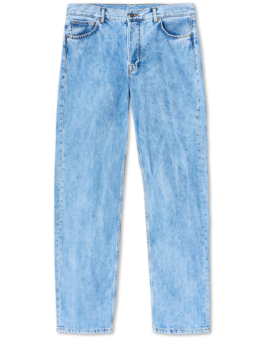 Herre | Jeans | J.Lindeberg | Johnny Light Washed Loose Jeans Light Blue