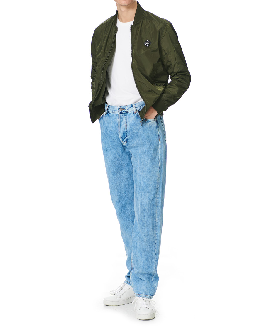 Herre | Jeans | J.Lindeberg | Johnny Light Washed Loose Jeans Light Blue