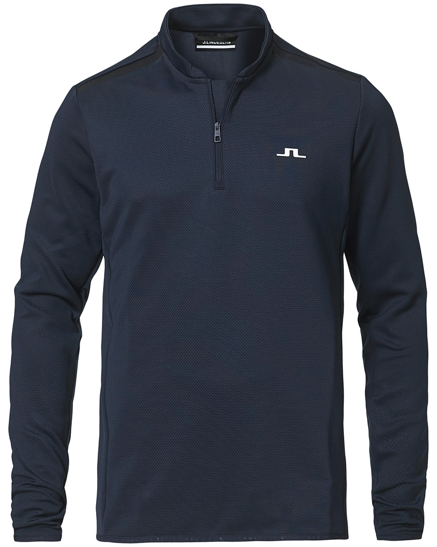 Herre | Gensere | J.Lindeberg | Tech Bridge Golf Mid Layer JL Navy