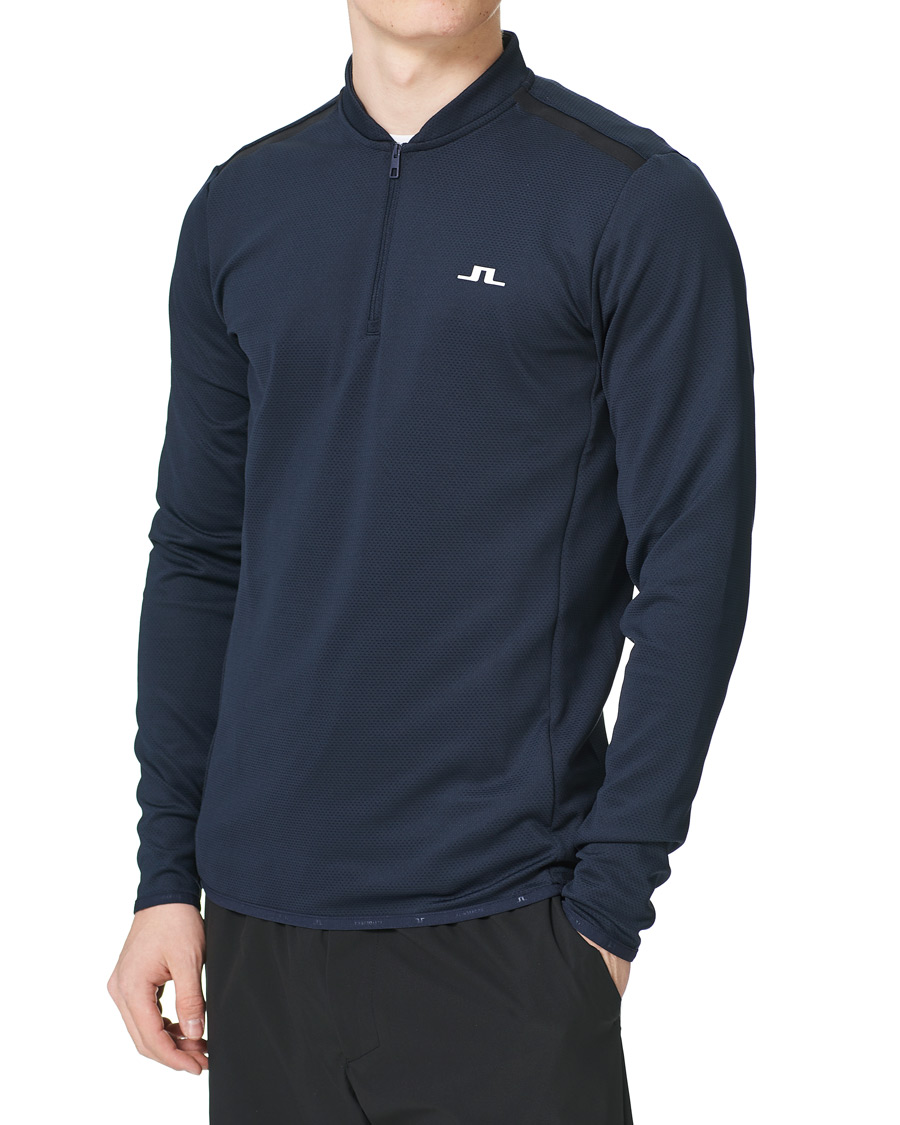 Herre | Gensere | J.Lindeberg | Tech Bridge Golf Mid Layer JL Navy