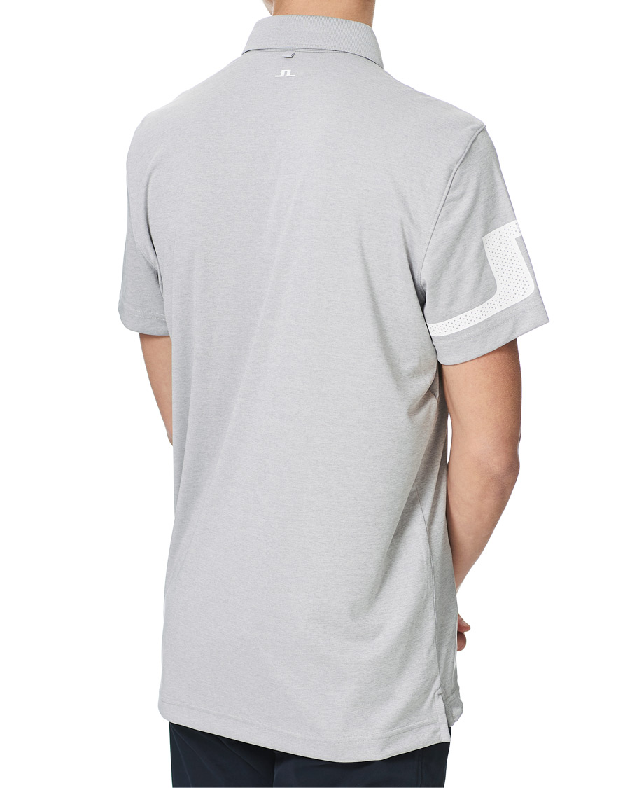 Herre | Pikéer | J.Lindeberg | Heath Regular Fit Golf Polo Micro Chip Melange