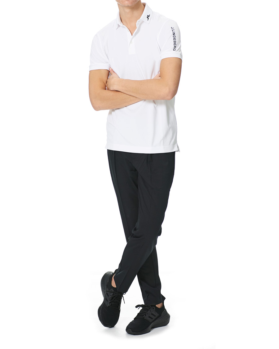 Herre | Pikéer | J.Lindeberg | Tour Tech Slim Fit Golf Polo White