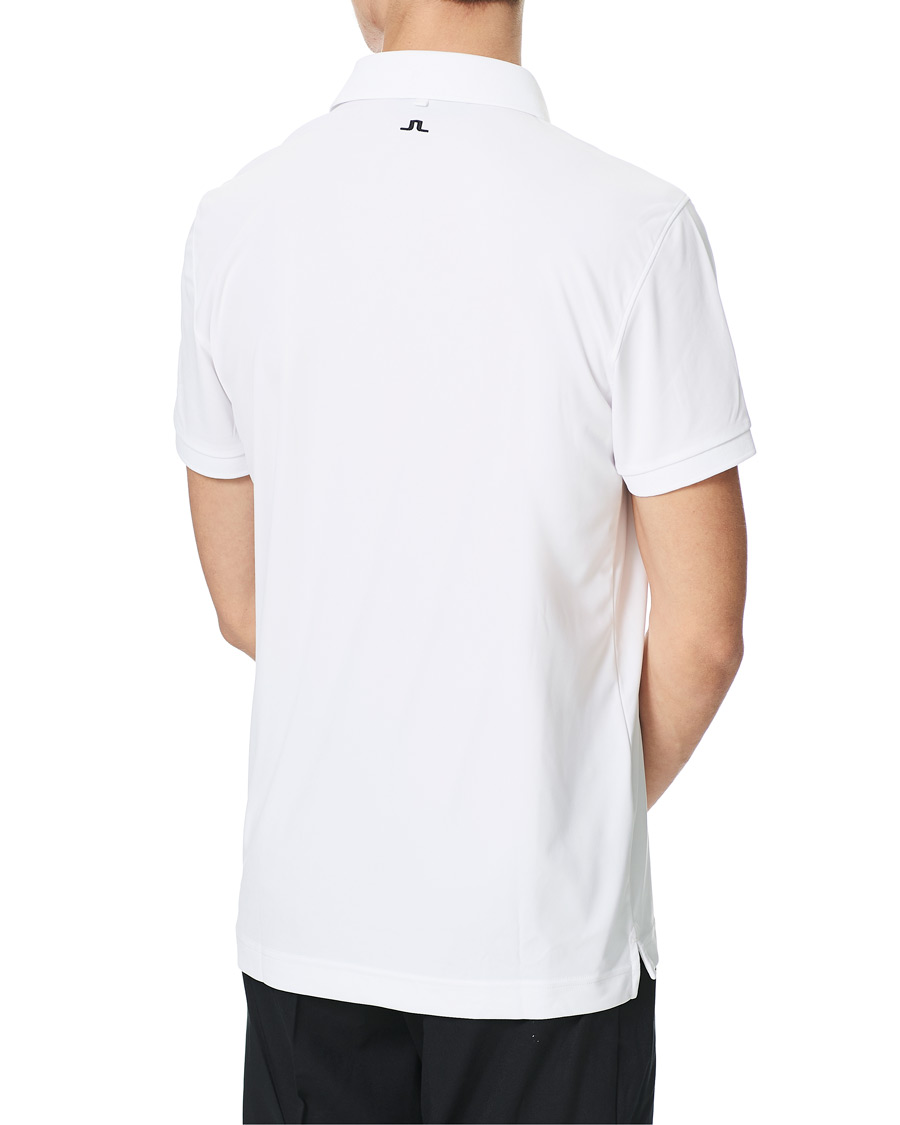 Herre | Pikéer | J.Lindeberg | Tour Tech Slim Fit Golf Polo White