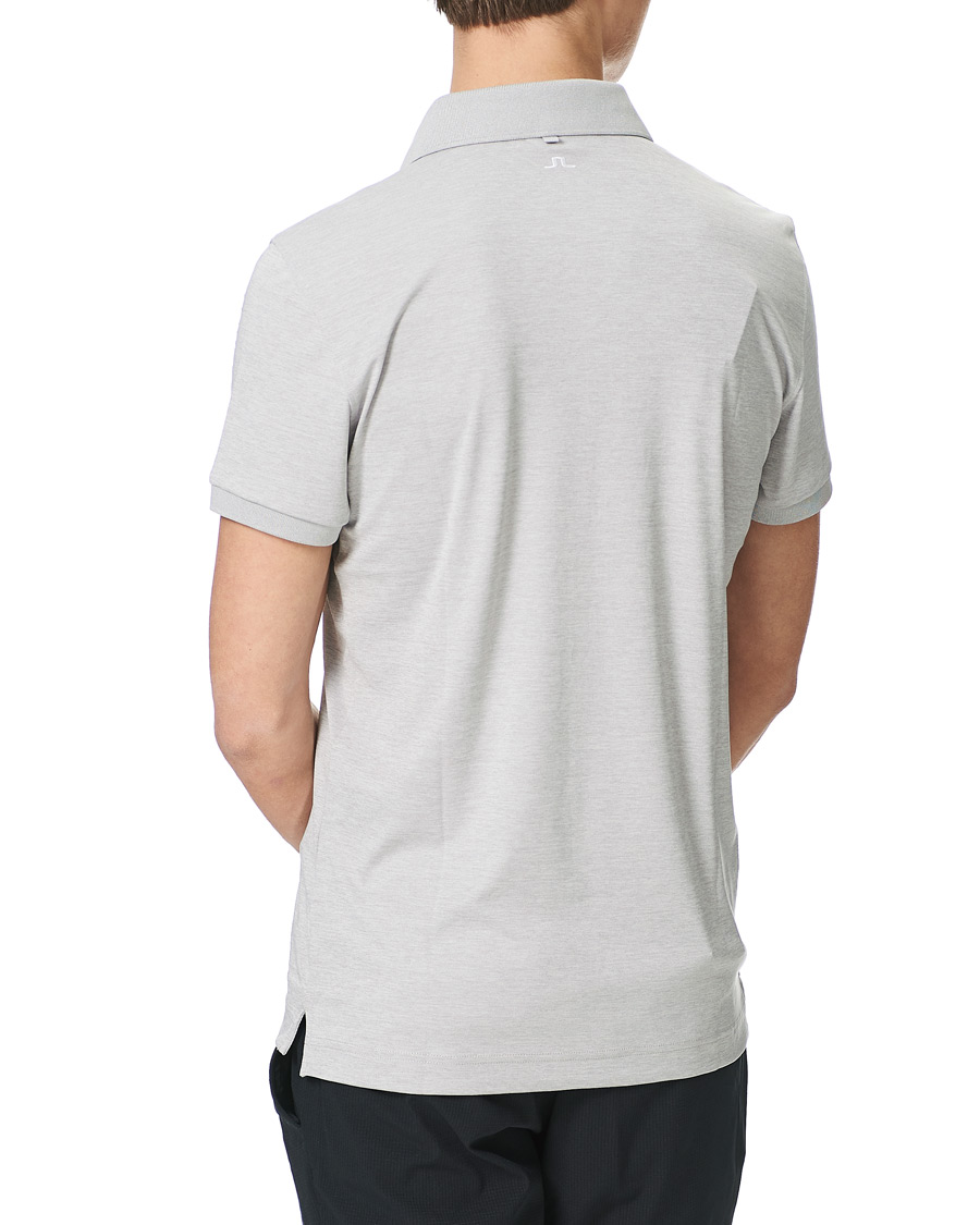 Herre | Pikéer | J.Lindeberg | Tour Tech Slim Fit Golf Polo Micro Chip Melange