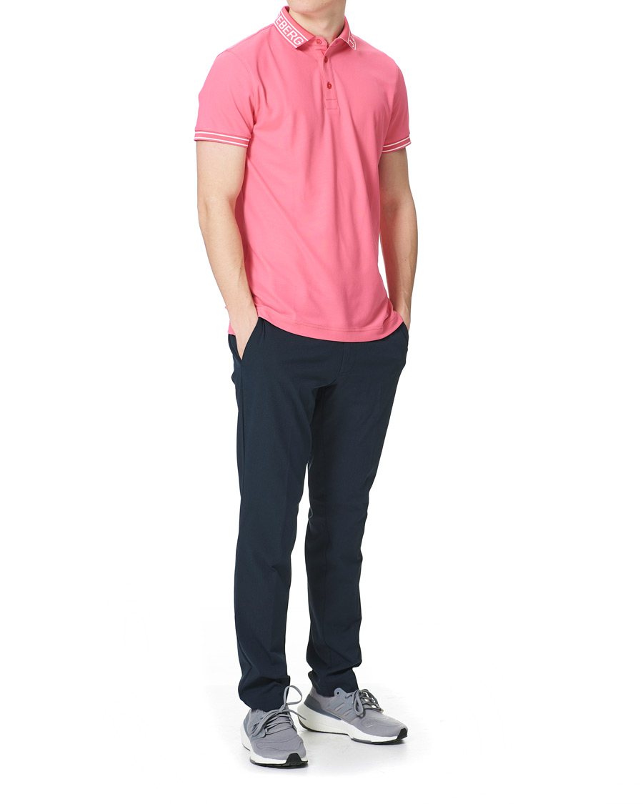 Herre | Pikéer | J.Lindeberg | Austin Regular Golf Polo Hot Pink