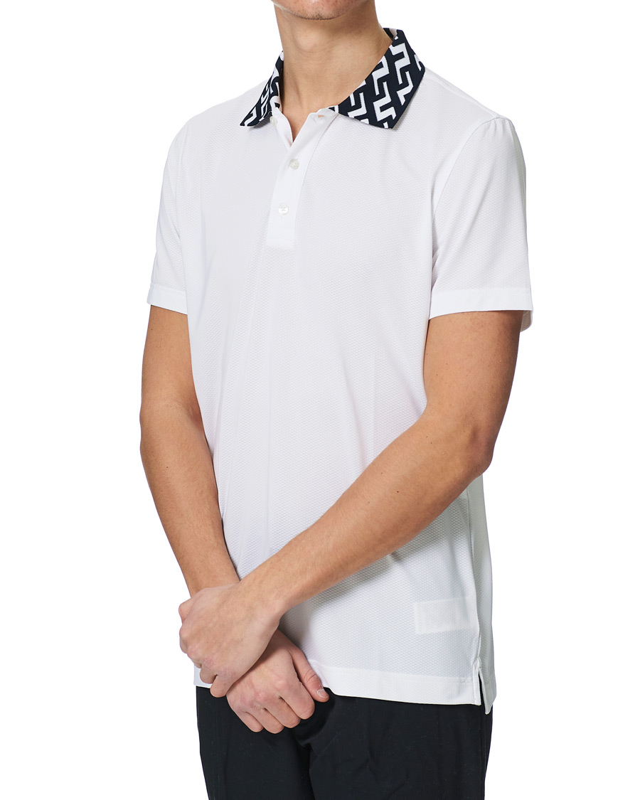 Herre | Pikéer | J.Lindeberg | Karter Regular Fit Golf Polo White