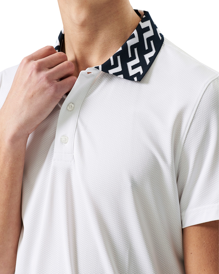 Herre | Pikéer | J.Lindeberg | Karter Regular Fit Golf Polo White