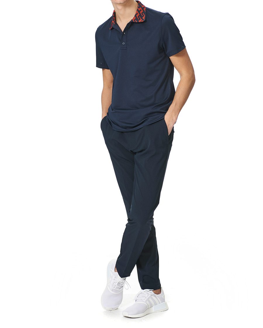 Herre | Pikéer | J.Lindeberg | Karter Regular Fit Golf Polo Navy Melange