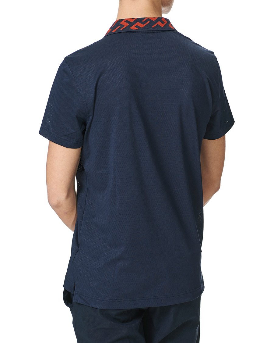 Herre | Pikéer | J.Lindeberg | Karter Regular Fit Golf Polo Navy Melange