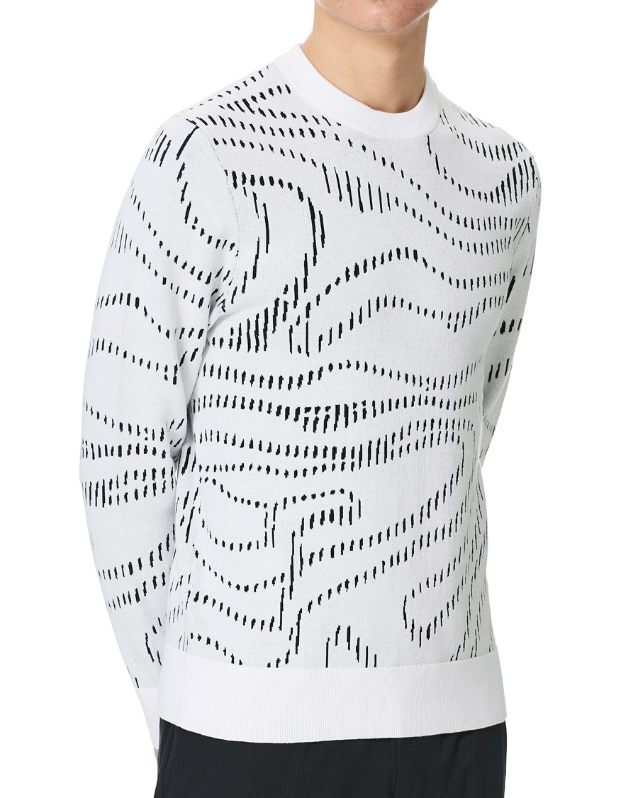 Herre | Gensere | J.Lindeberg | Cyrus Golf Knit Sweater White Spiral Camo