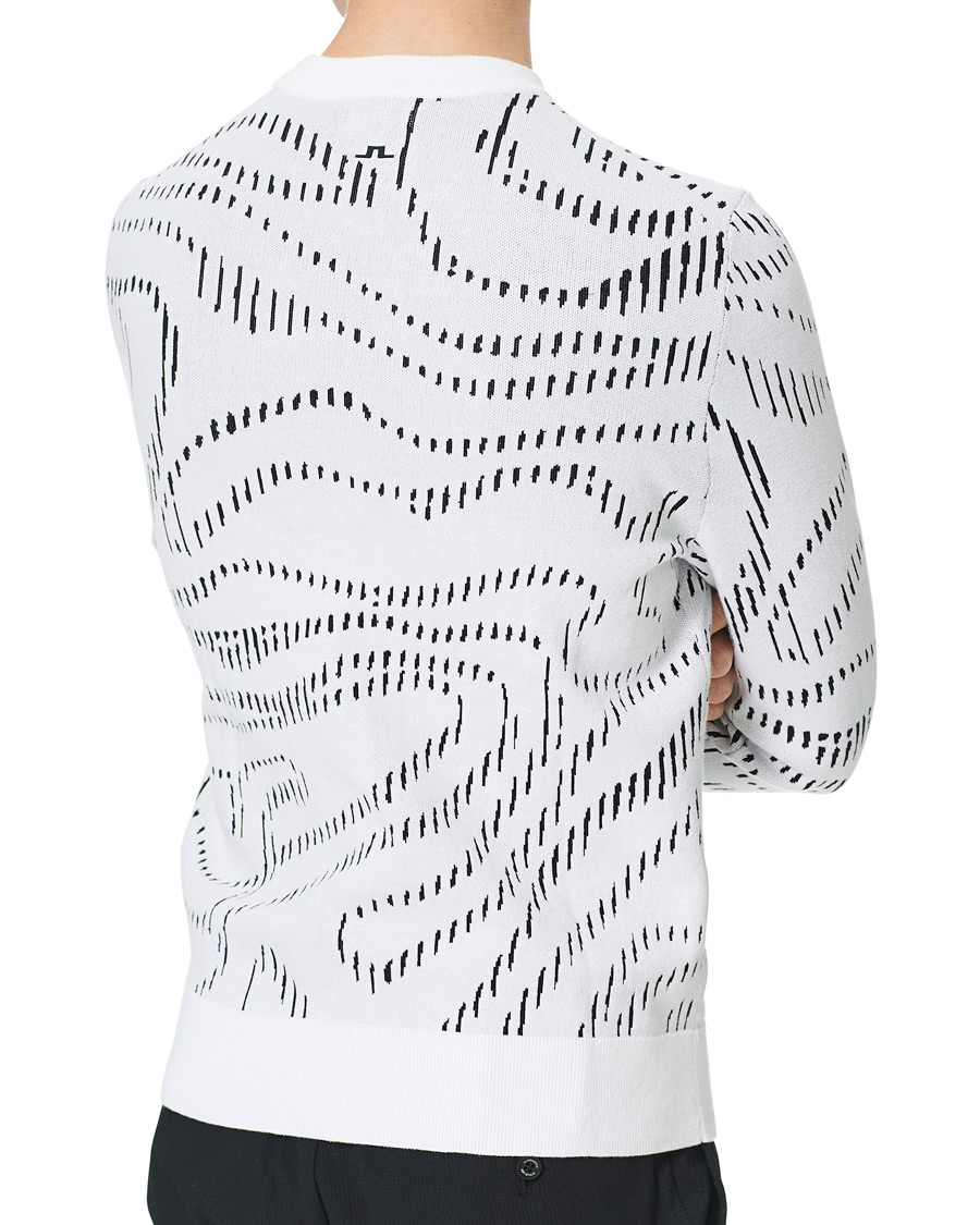 Herre | Gensere | J.Lindeberg | Cyrus Golf Knit Sweater White Spiral Camo