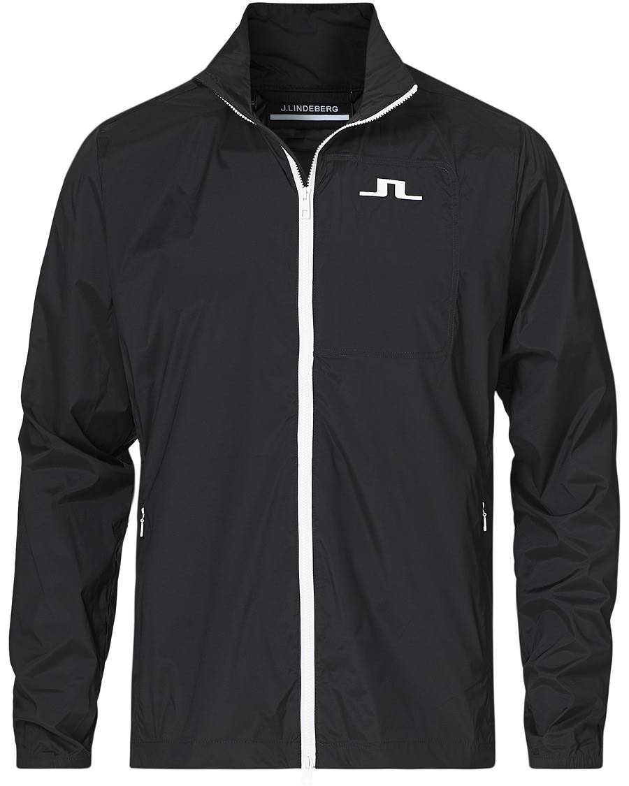 Herre | Jakker | J.Lindeberg | Ash Light Packable Golf Jacket Black