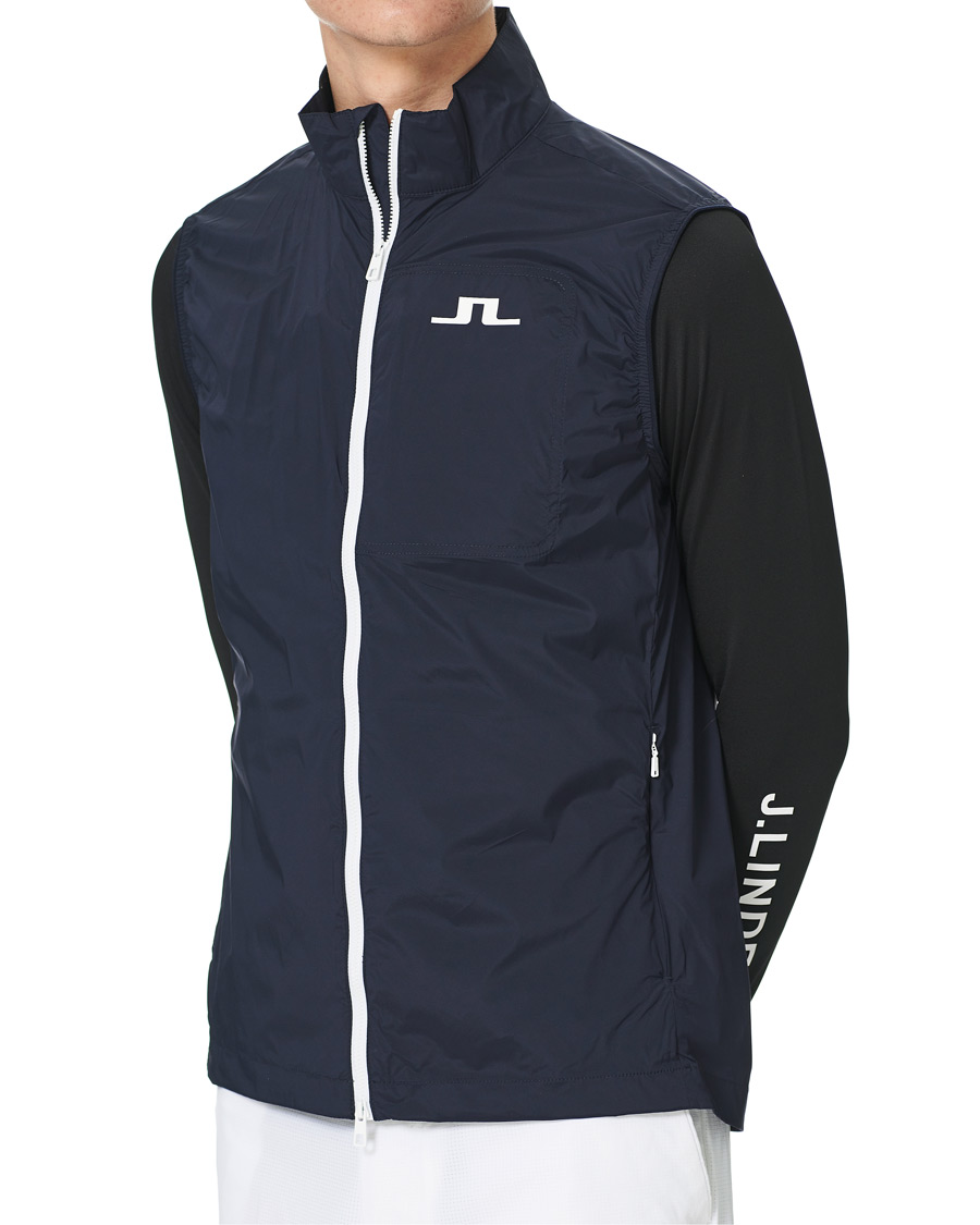 Herre | Gensere | J.Lindeberg | Ash Light Packable Golf Vest JL Navy
