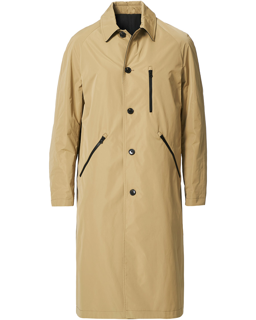 Herre | Jakker | J.Lindeberg | Herbert Reversible Mac Coat Batique Khaki