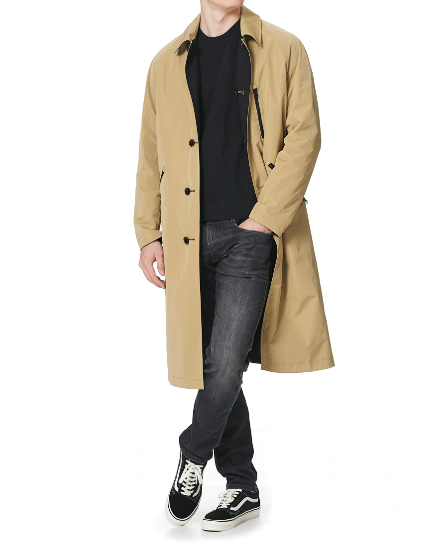 Herre | Jakker | J.Lindeberg | Herbert Reversible Mac Coat Batique Khaki