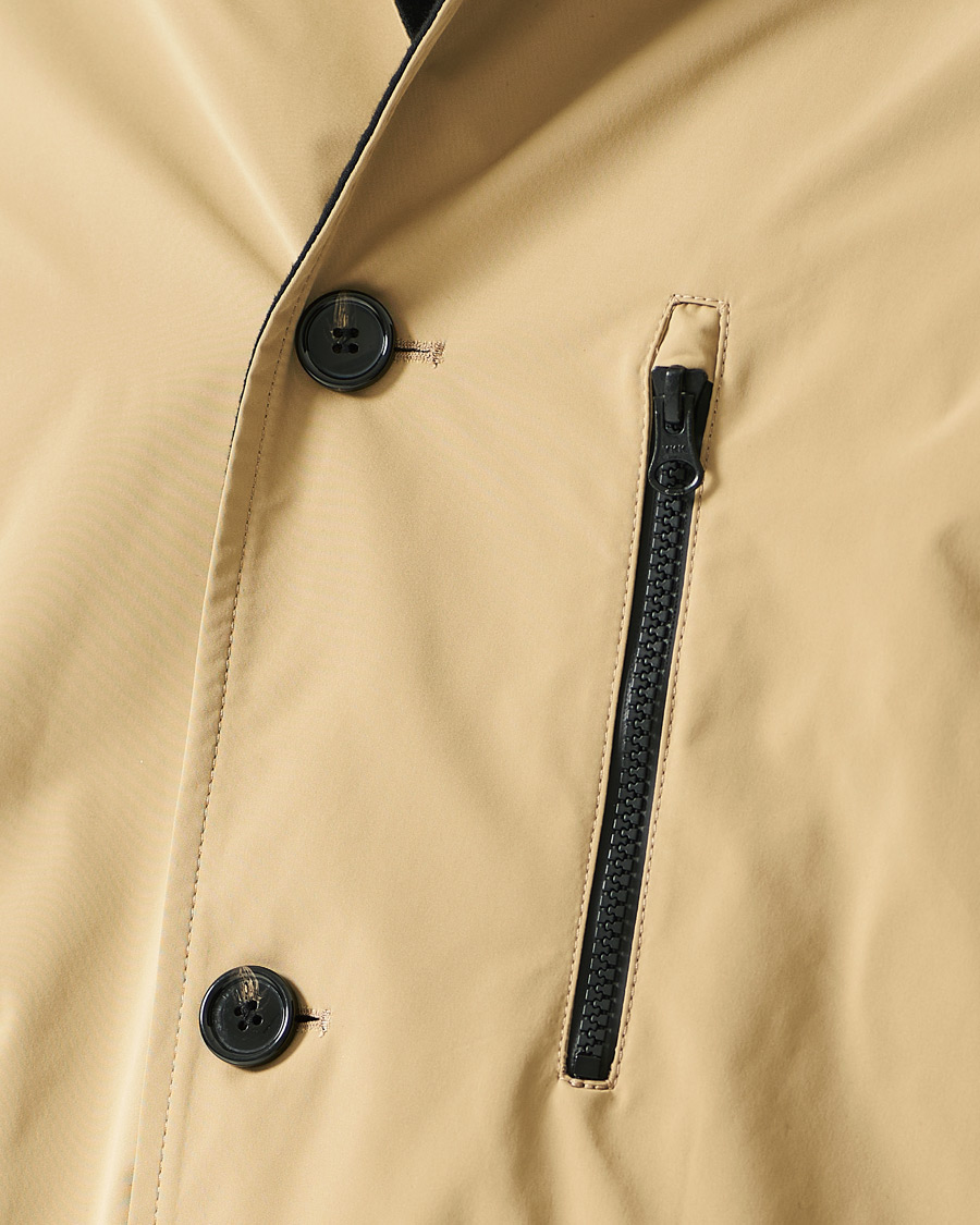 Herre | Jakker | J.Lindeberg | Herbert Reversible Mac Coat Batique Khaki