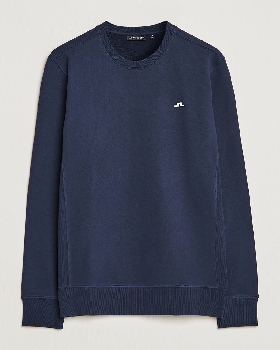 Herre | Gensere | J.Lindeberg | Cal Crew Neck Sweat Navy