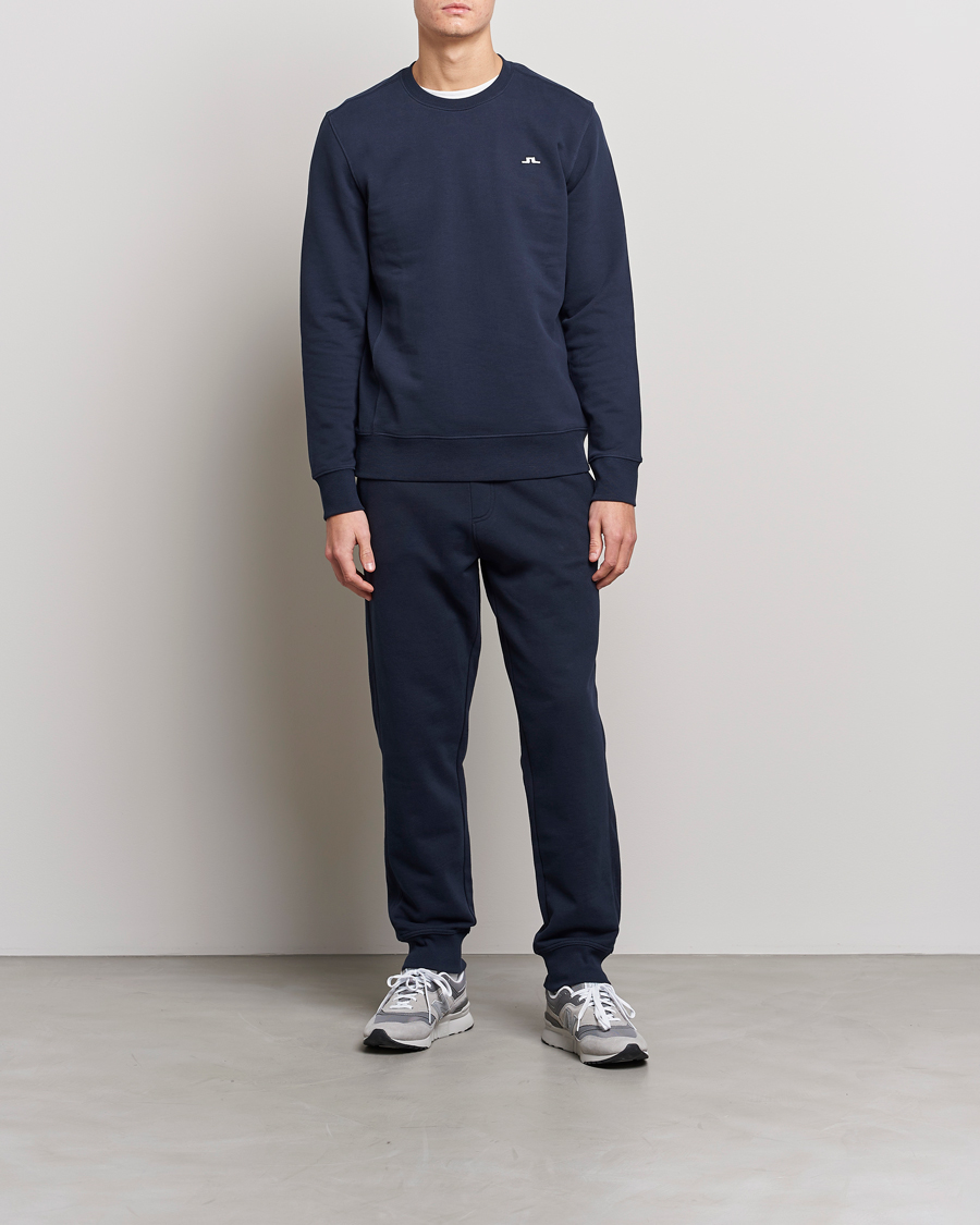 Herre | Gensere | J.Lindeberg | Cal Crew Neck Sweat Navy