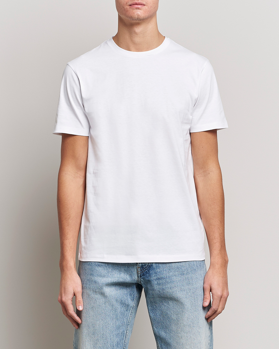 Herre |  | J.Lindeberg | Sid Cotton Crew Neck Tee White