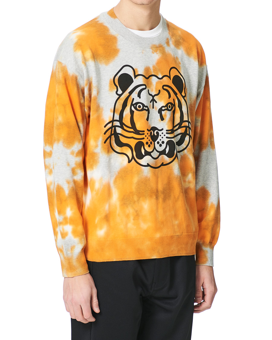 Herre | Gensere | KENZO | Tie Dye Tiger Deep Orange