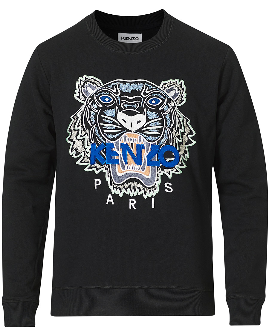 Herre | Gensere | KENZO | Tiger Crew Neck Sweatshirt Black