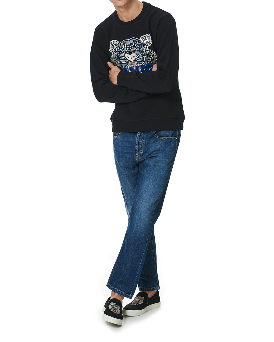 Herre | Gensere | KENZO | Tiger Crew Neck Sweatshirt Black