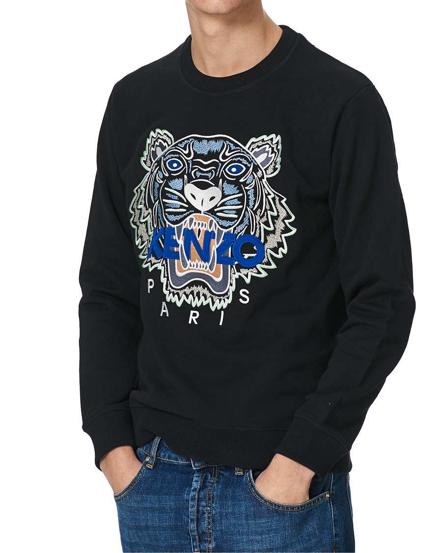 Herre | Gensere | KENZO | Tiger Crew Neck Sweatshirt Black