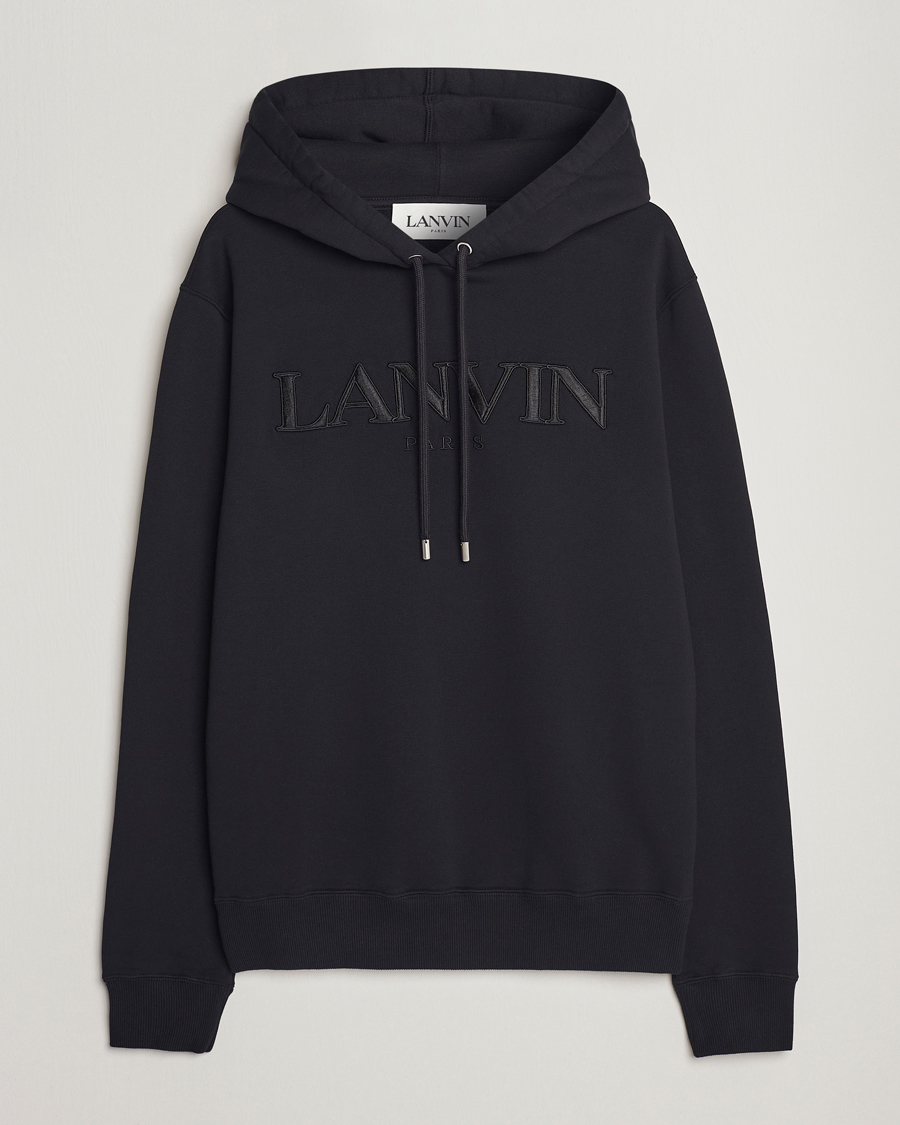 Herre | Gensere | Lanvin | Curb Logo Hoodie Black