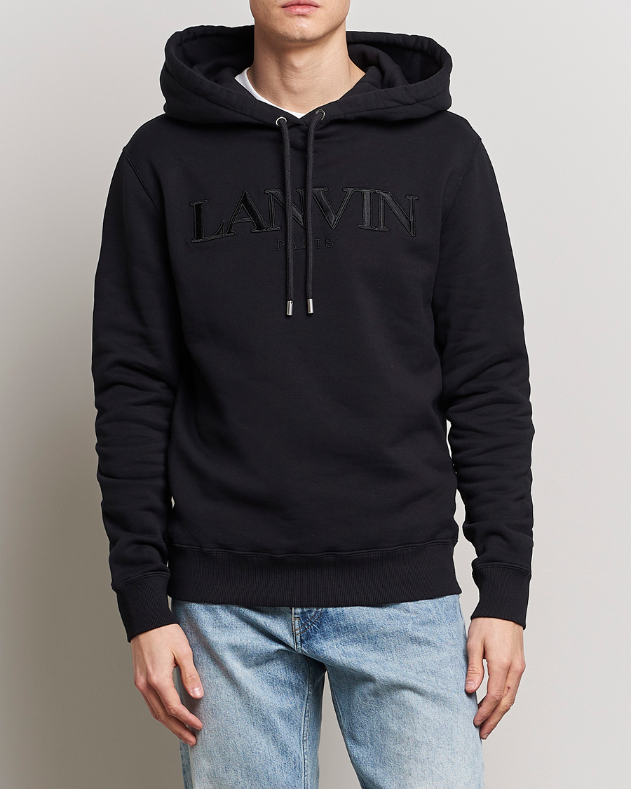 Herre | Gensere | Lanvin | Curb Logo Hoodie Black