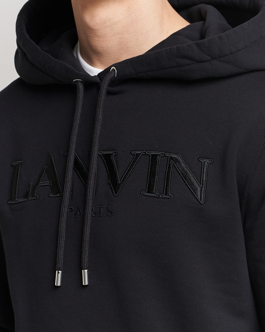 Herre | Gensere | Lanvin | Curb Logo Hoodie Black