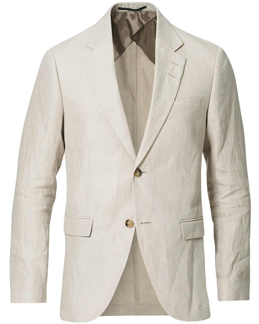 Herre | Dressjakker | Tiger of Sweden | Jamonte Linen Blazer Dove Grey
