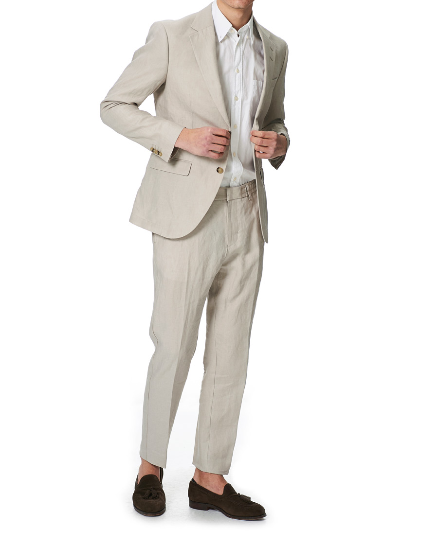 Herre | Dressjakker | Tiger of Sweden | Jamonte Linen Blazer Dove Grey