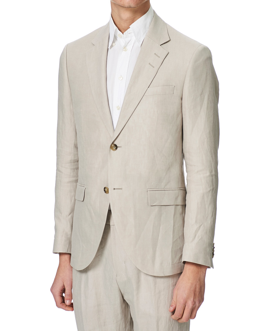 Herre | Dressjakker | Tiger of Sweden | Jamonte Linen Blazer Dove Grey