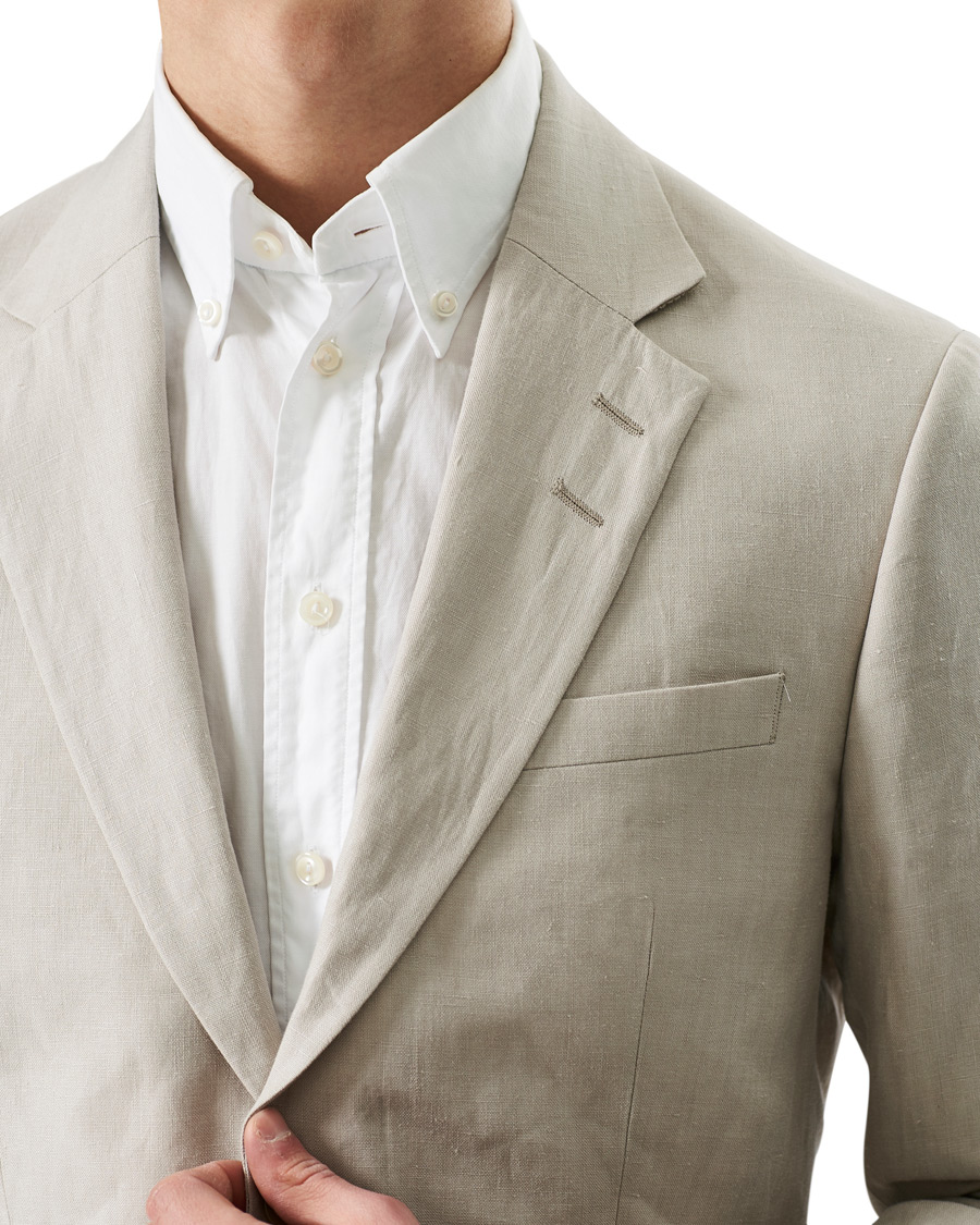 Herre | Dressjakker | Tiger of Sweden | Jamonte Linen Blazer Dove Grey