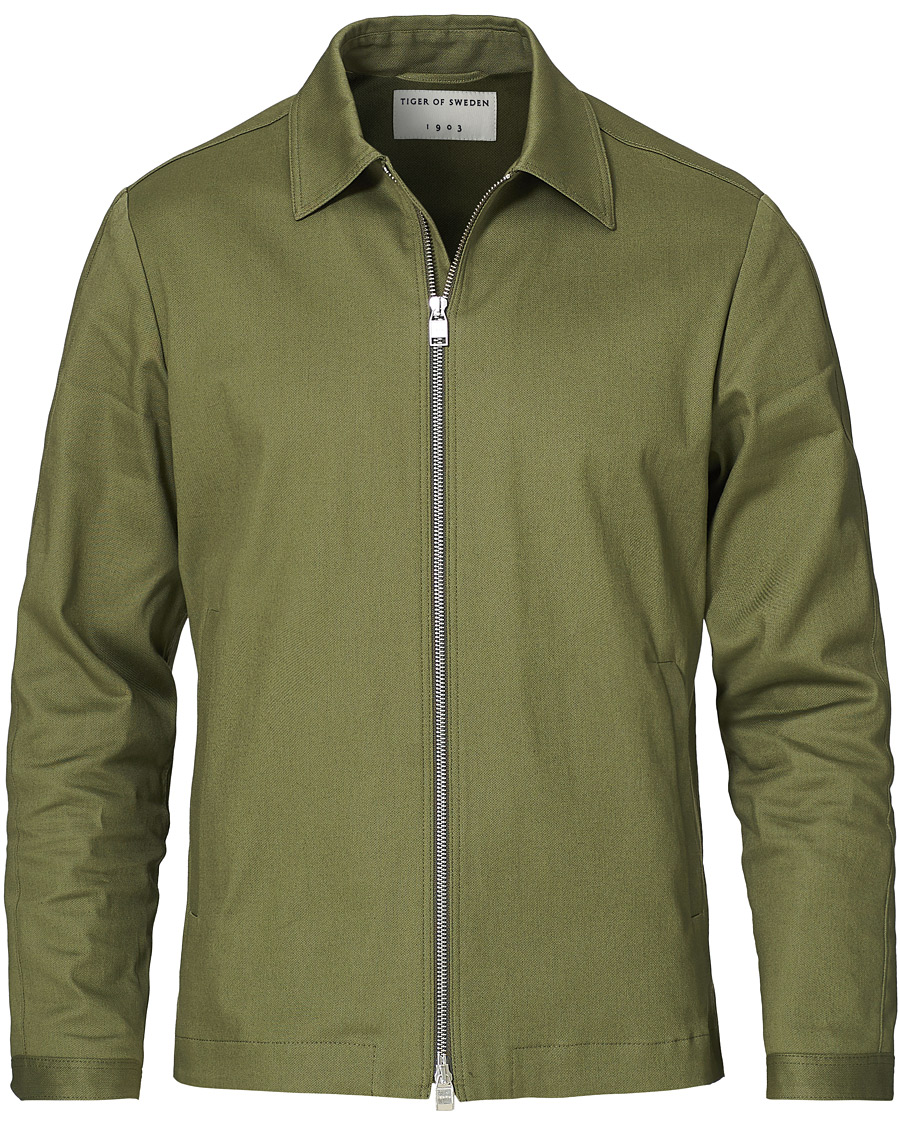 Herre | Skjorter | Tiger of Sweden | Maddon Jacket Light Khaki