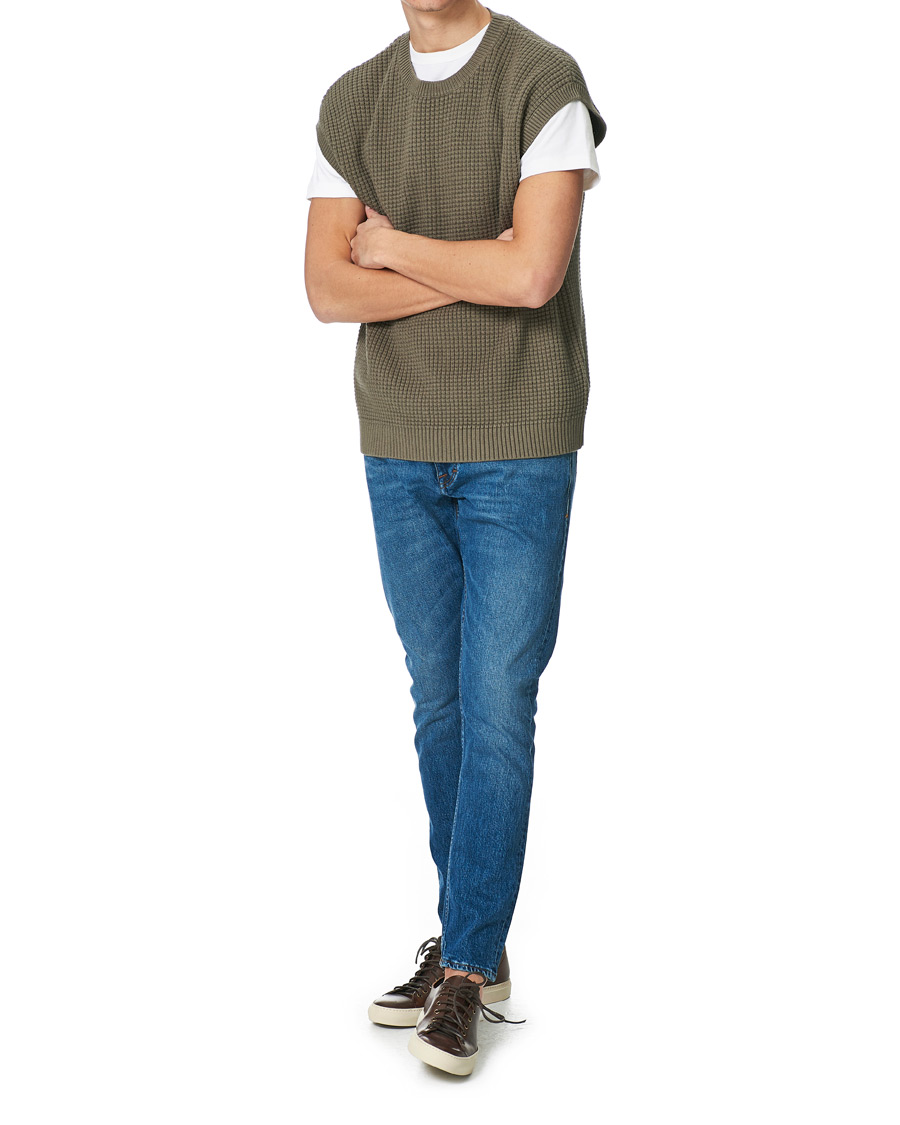 Herre | Gensere | Tiger of Sweden | Clemente Knitted Vest Light Khaki
