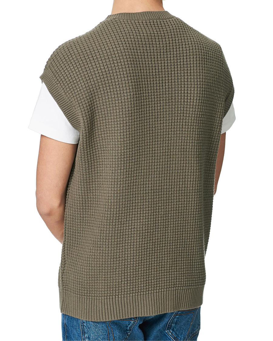 Herre | Gensere | Tiger of Sweden | Clemente Knitted Vest Light Khaki