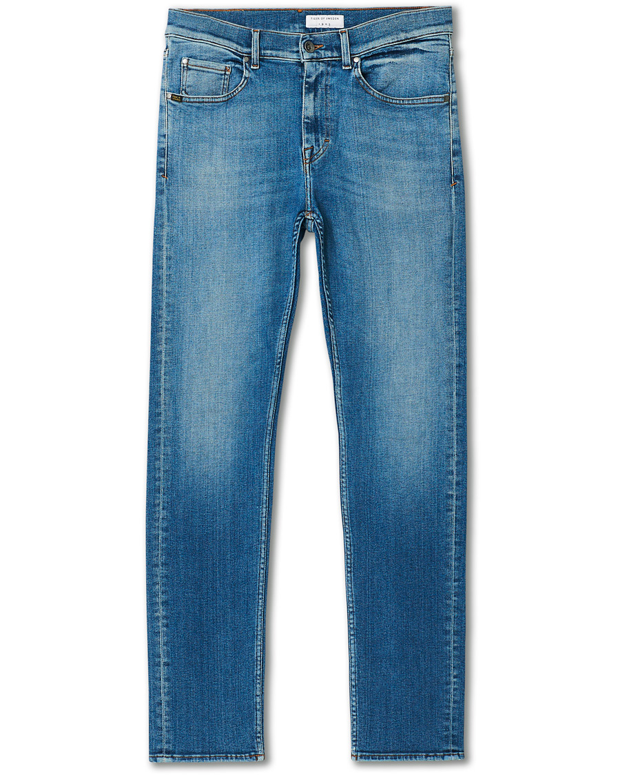 Herre | Jeans | Tiger of Sweden | Leon Superstretch Jeans Medium Blue